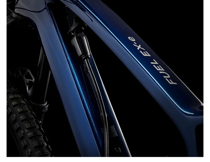 Trek Fuel Exe 9.8 GX AXS Electric Mountain Bike in Mulsanne Blue Large-6